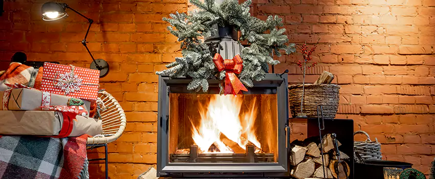 Travis Industries Linear Gas Fireplace Installation in Milledgeville, Georgia