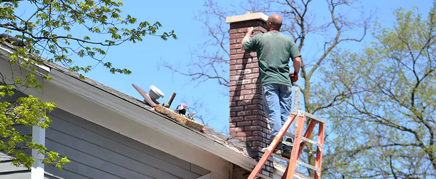 Vinyl and PVC Chimney Flashing Installation in Milledgeville, GA