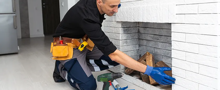 Fireplace Damaged Damper Frame Repair Services in Milledgeville, Georgia